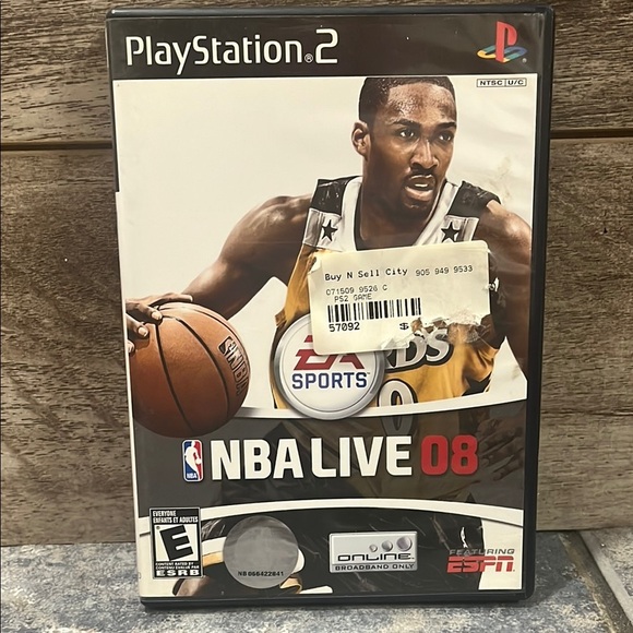 5 for $60 NBA Live 08 PlayStation 2 Game - Picture 1 of 4
